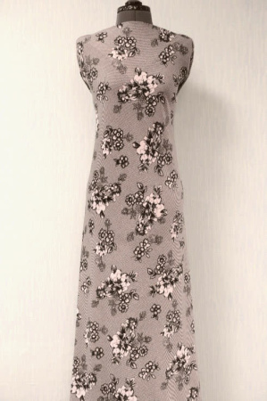 Трикотаж ЦВЕТЫ НА КРУЖЕВЕ полотно