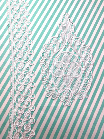 Сорочечная ткань ПОЛОСКА мята