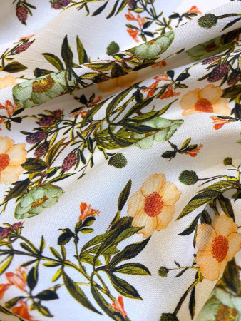 Вискоза НЕЖНЫЙ МИЛЬФЛЕР персик