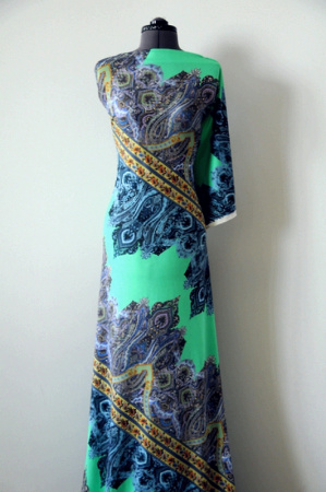 Трикотаж ДИАГОНАЛЬНЫЙ ОРНАМЕНТ ткань