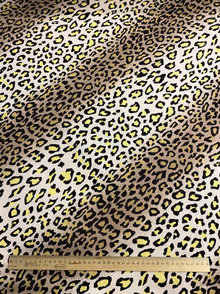 Хлопок ЛЕОПАРД песочный