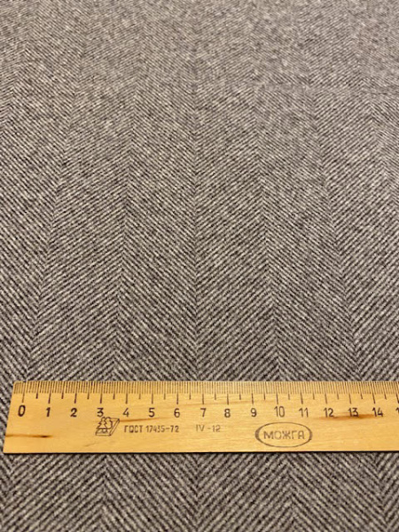 Джерси ТВИД В ЕЛОЧКУ коричневый. полотно