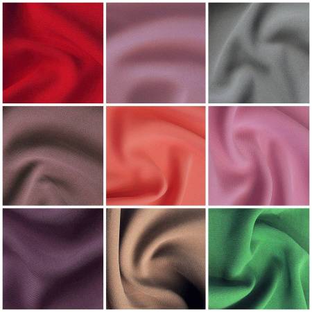 Креп ОДНОТОННЫЙ кофейно - песочный