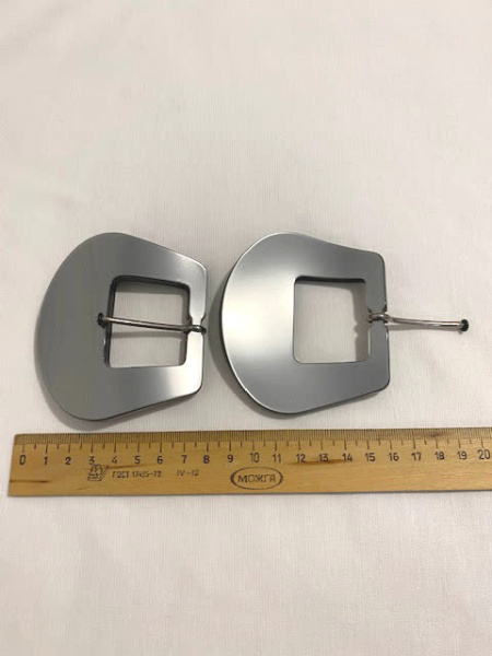 Украшение Декоративное УД-0042 Пряжка Серая