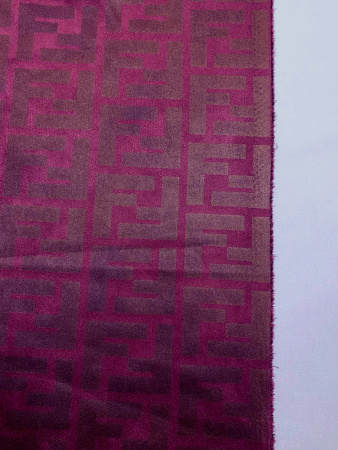 Замша однотонная ЛОГО марсала