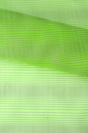 Органза ПОЛОСЫ ФИОЛЕТОВЫЕ фон лайм ткань