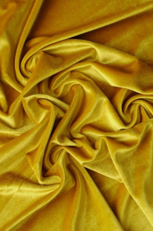 бархат желтая горчица 1