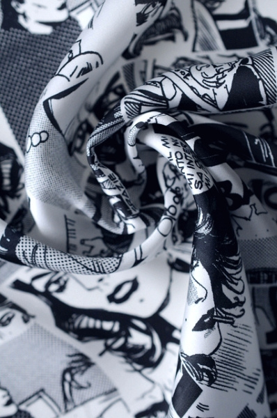 Шелк искусственный КОМИКСЫ