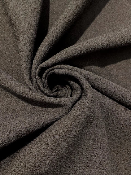 Креп плательно - костюмный ЧЕРНЫЙ