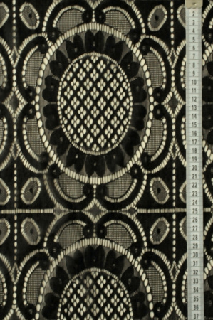 Кружевное полотно Узор с подсолнухами 2