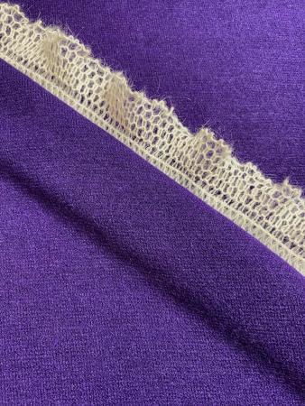 Трикотаж Ангора ТЕМНО - ФИОЛЕТОВЫЙ