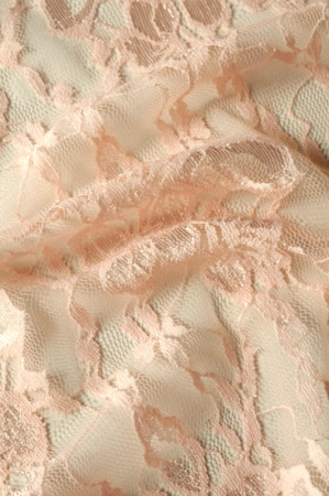 Гипюр "ПРОЗРАЧНЫЙ УЗОР" розовый ткань