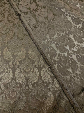 Жаккард "Праздничный" черный ткань