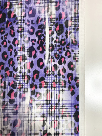 Джинс КЛЕТКА-ВАРЕНКА фиолетовый