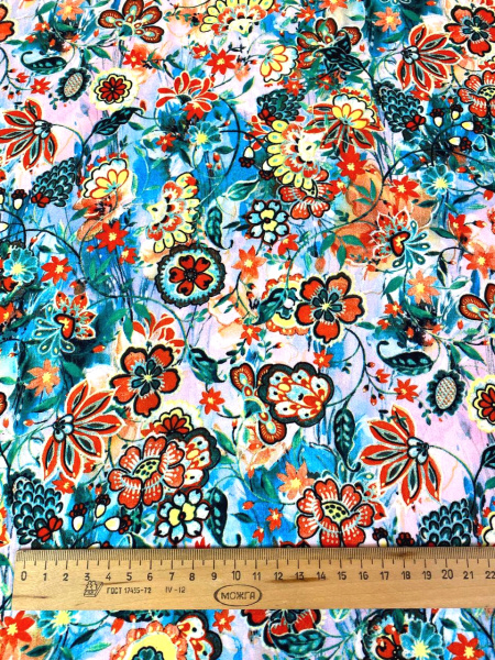 Штапель МАСЛЕНИЦА оранжевый