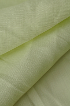 Лен однотонный ПРОЗРАЧНЫЙ ЛИМОН
