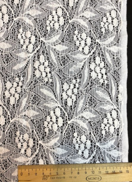 Кружевное полотно "Рябинка" ткань