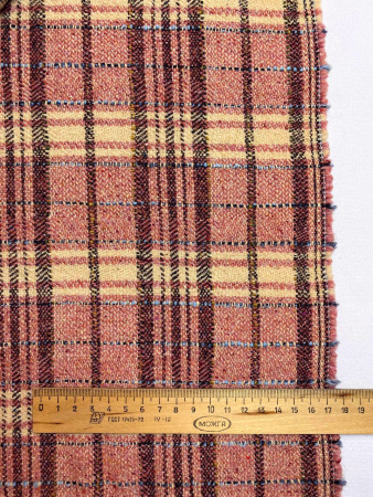 Твид ШОТЛАНДКА лосось ткани