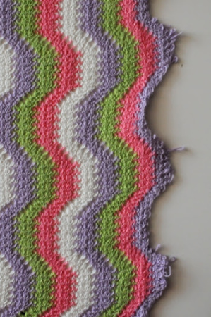 Трикотаж хлопковый Летний Миссони сиреневый 3