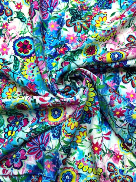 Штапель МАСЛЕНИЦА фуксия