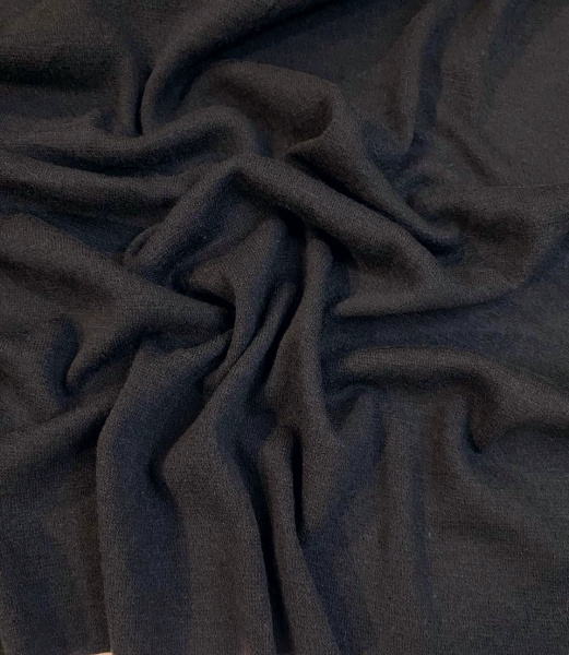 Трикотаж Ангора ЧЕРНЫЙ