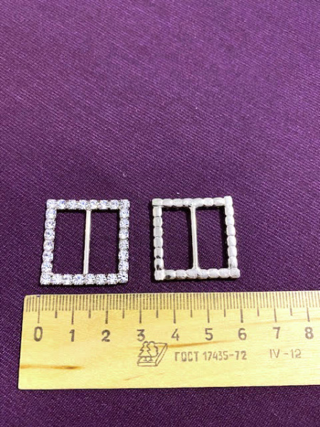 Украшение Декоративное УД-0035 Пряжка с камнями