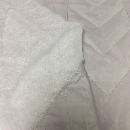 Стежка курточная "Зигзаг" серая