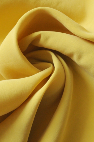 Купра однотонная ГОРЧИЦА желтая