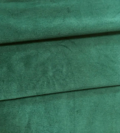 Микровельвет однотонный "Зеленый мох" ткани