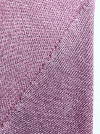 НОВИНКА! Трикотаж с люрексом ПУДРА РОЗОВАЯ