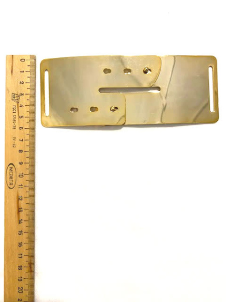 Украшение Декоративное УД-0041 Пряжка Золотистая