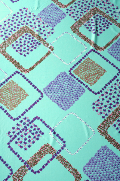 Бифлекс для купальников Геометрические фигуры из цветов 2