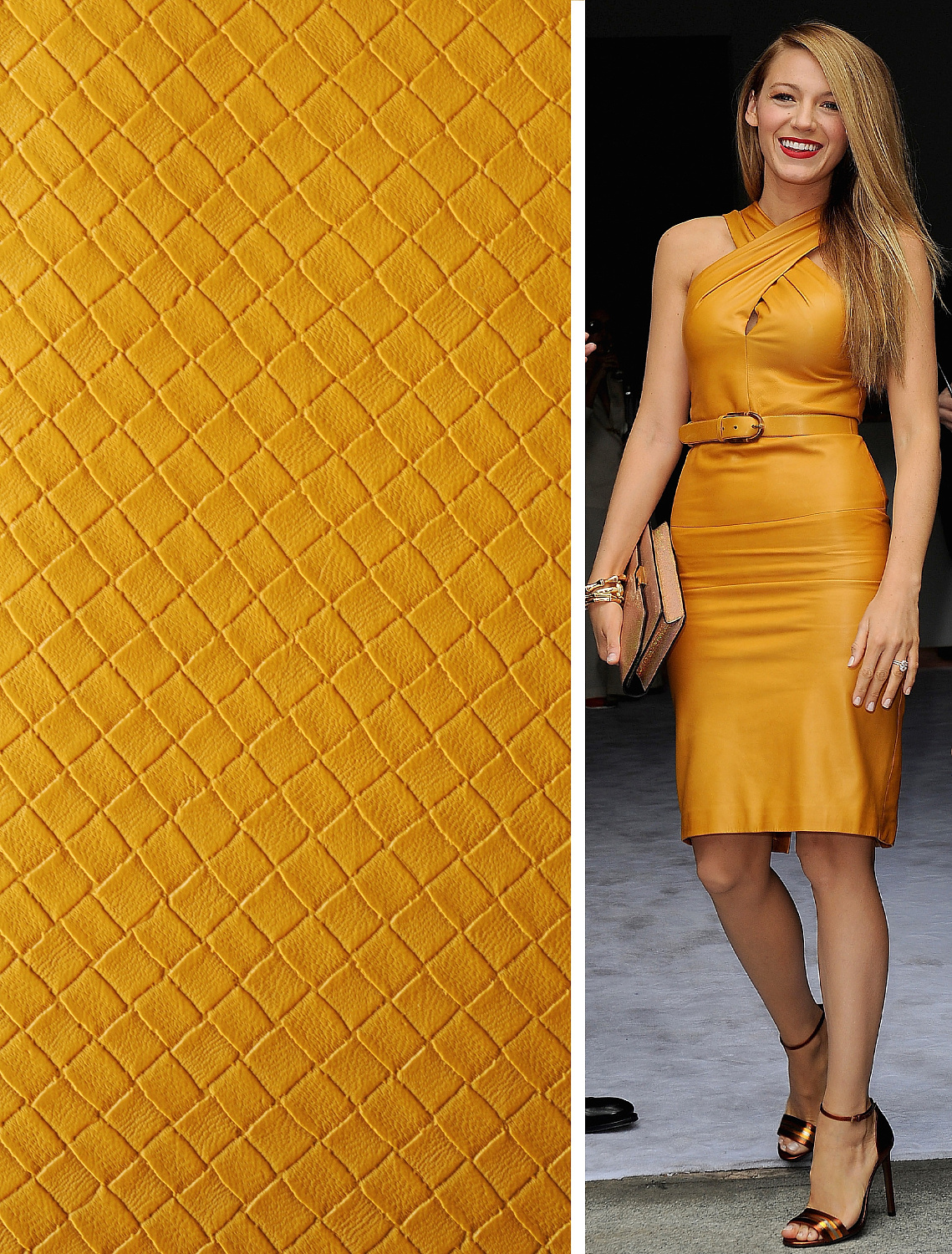 Кожа искусственная с текстурной поверхностью