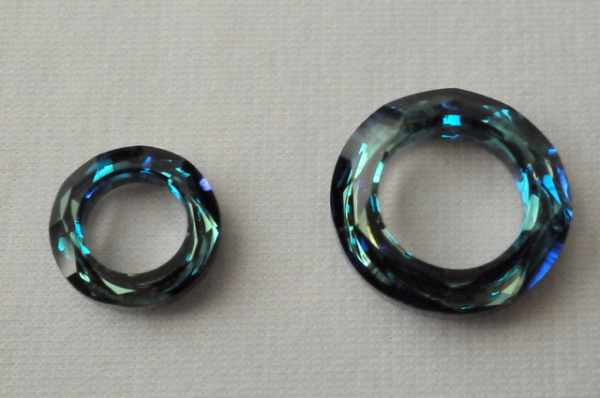 Украшение Декоративное УД-0017-0018 Кольцо большое и малое микс