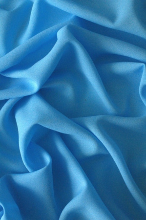 Креп - шифон ГОЛУБОЙ