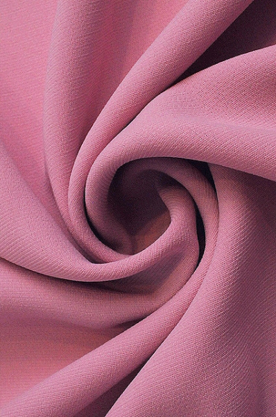 Креп ОДНОТОННЫЙ нежный розовый