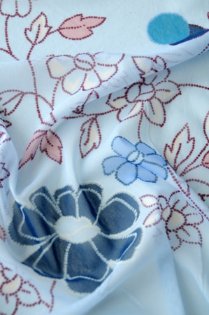 Сетка трикотажная ЦВЕТОЧНЫЙ КУПОН трикотаж