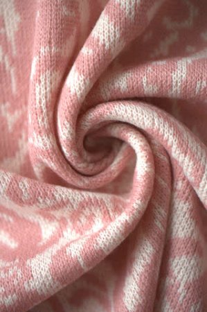 Трикотаж МОРОЗНОЕ УТРО розовый полотно