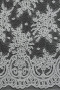 Кружевное полотно Ажурный купон молочный 2