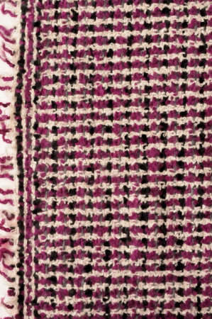 Ткань костюмная ШАНЕЛЬ черно-сливовая 5