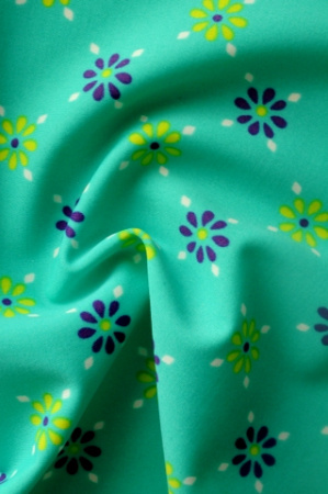 Бифлекс для купальников Мелкие ромашки 3