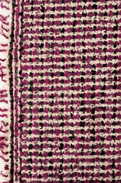 Ткань костюмная ШАНЕЛЬ черно-сливовая 5