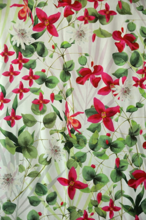 Трикотаж холодная вискоза Флора 7