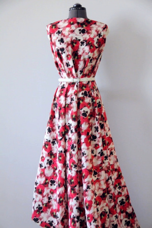 Шелк натуральный ФИАЛКИ