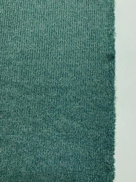 Трикотаж меланж с люрексом ЗЕЛЕНЫЙ трикотажная ткань