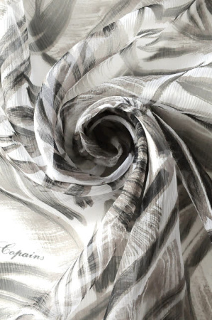 Крэш - шифон ОФЕЛИЯ серый