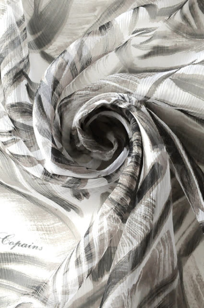 Крэш - шифон ОФЕЛИЯ серый