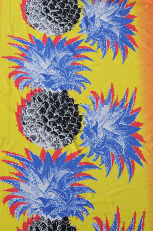 Бифлекс для купальников Крупные ананасы 2