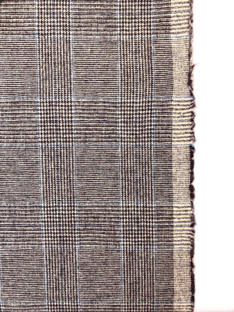 Шерсть костюмная КЛЕТКА коричневая ткани