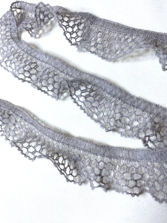 Кружево КУШ-0005 серый